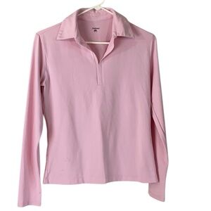 Ativa Golf M pink long sleeve collared shirt
